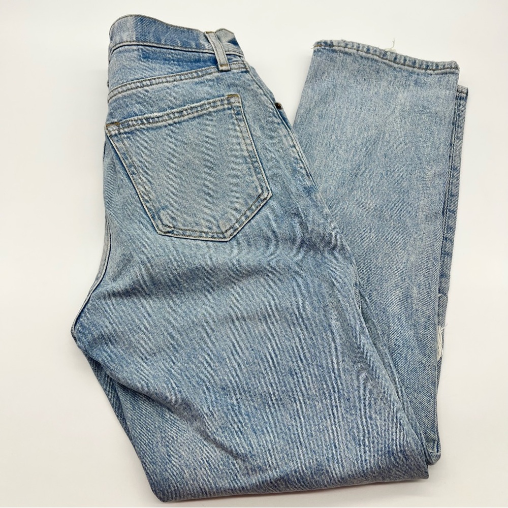 Abercrombie & Fitch Women’s Blue The 90s Straight Ultra High Rise Light Jeans-26
